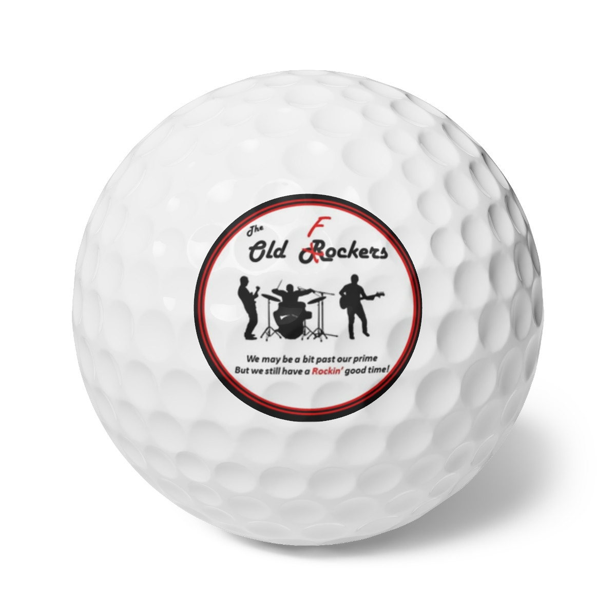 The Old Rockers -  Golf Balls, 6pcs