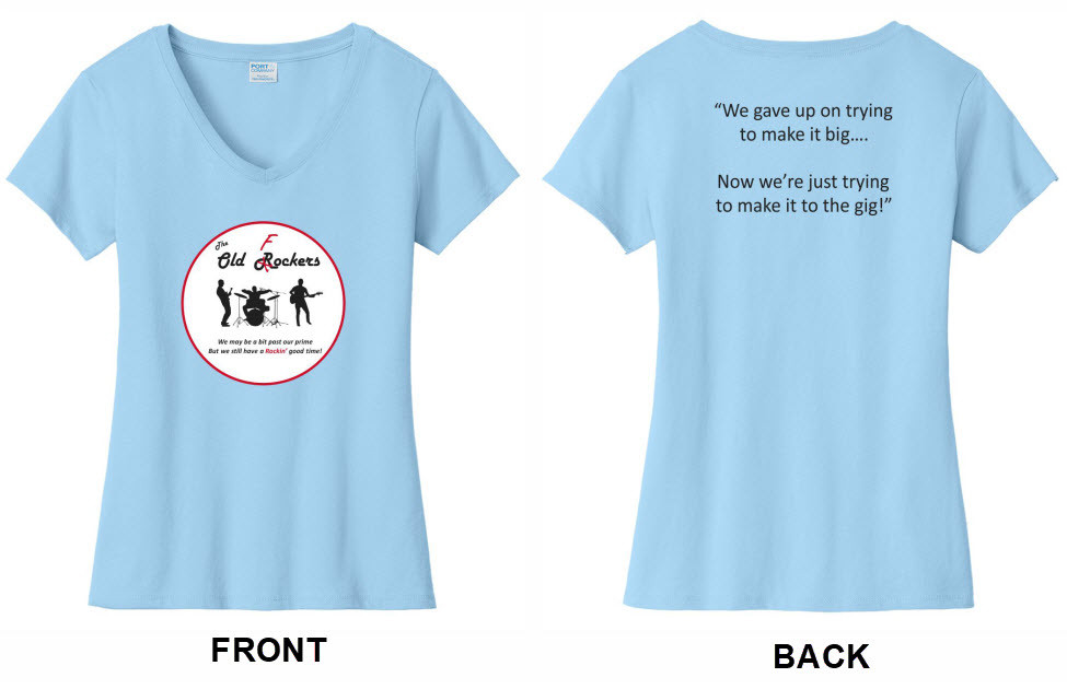 Women's V-Neck  Blue