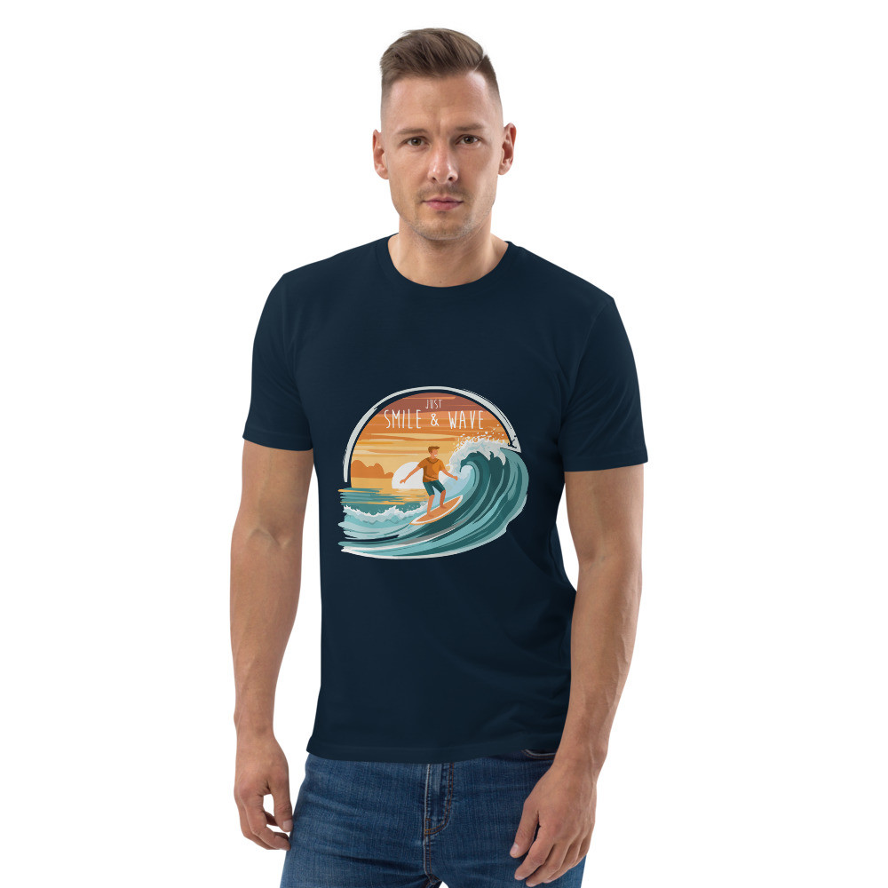 Smile & Wave - Unisex organic cotton t-shirt