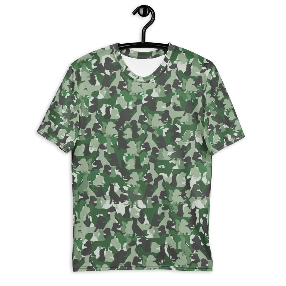 Hunting dog camuflage t-shirt