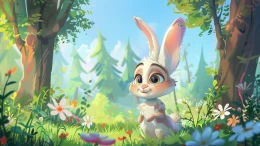 Lily the Rabbit and her Forest Picnic