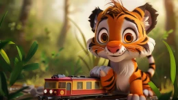 Timmy the Tiger learns to Share