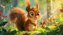 The Little Squirrel's Brave Rescue