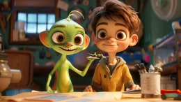 Tommy and the helpful Alien