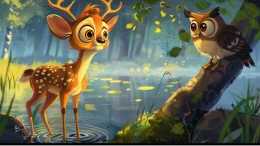 The Deer and his Reflection