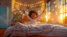 Healthy Habits For Happy Kids, Eat, Move,Sleep