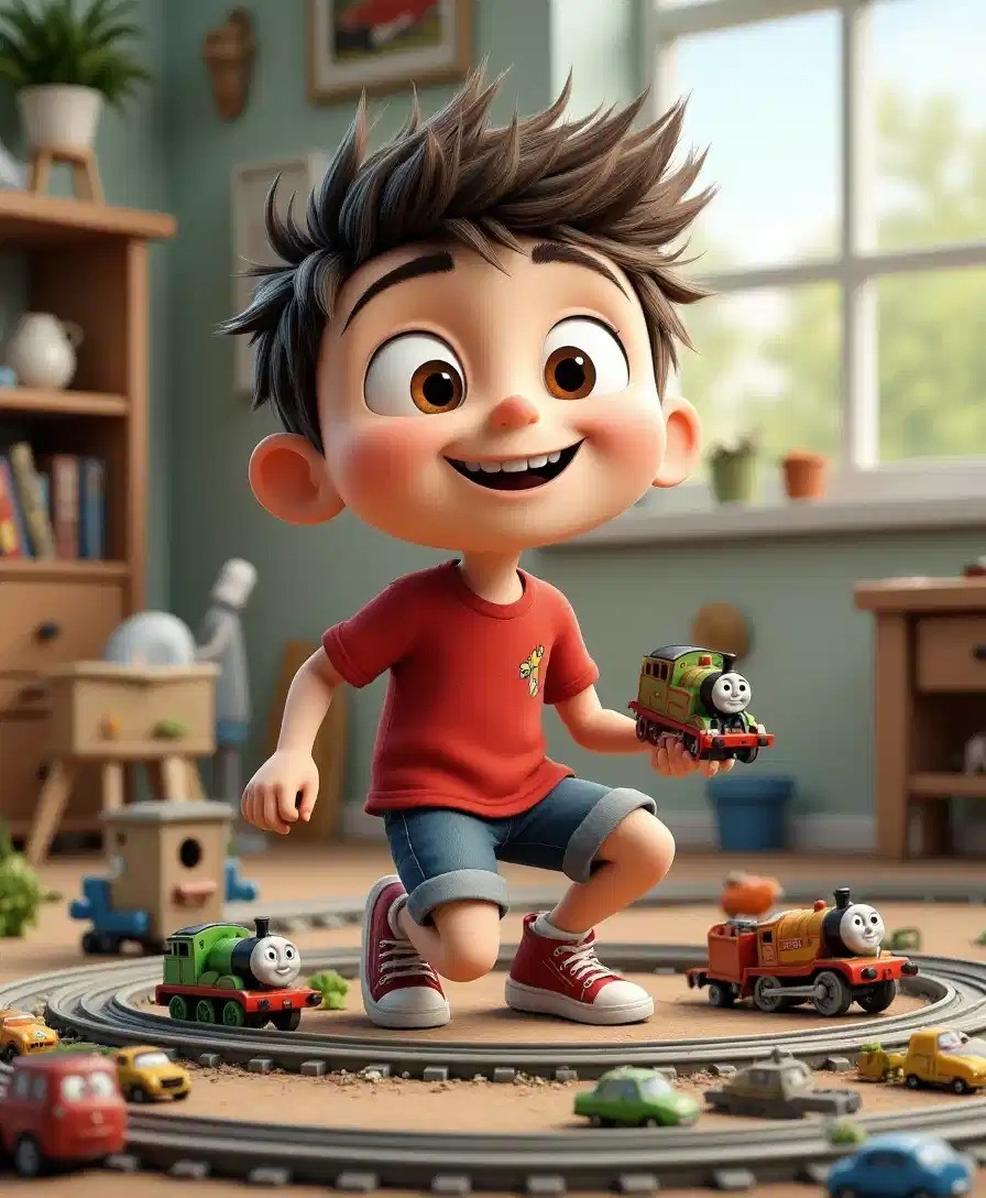 Thomas and His Wonderful Trainst