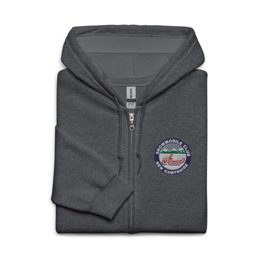 Unisex Heavy Blend Zip Hoodie - Embroidered