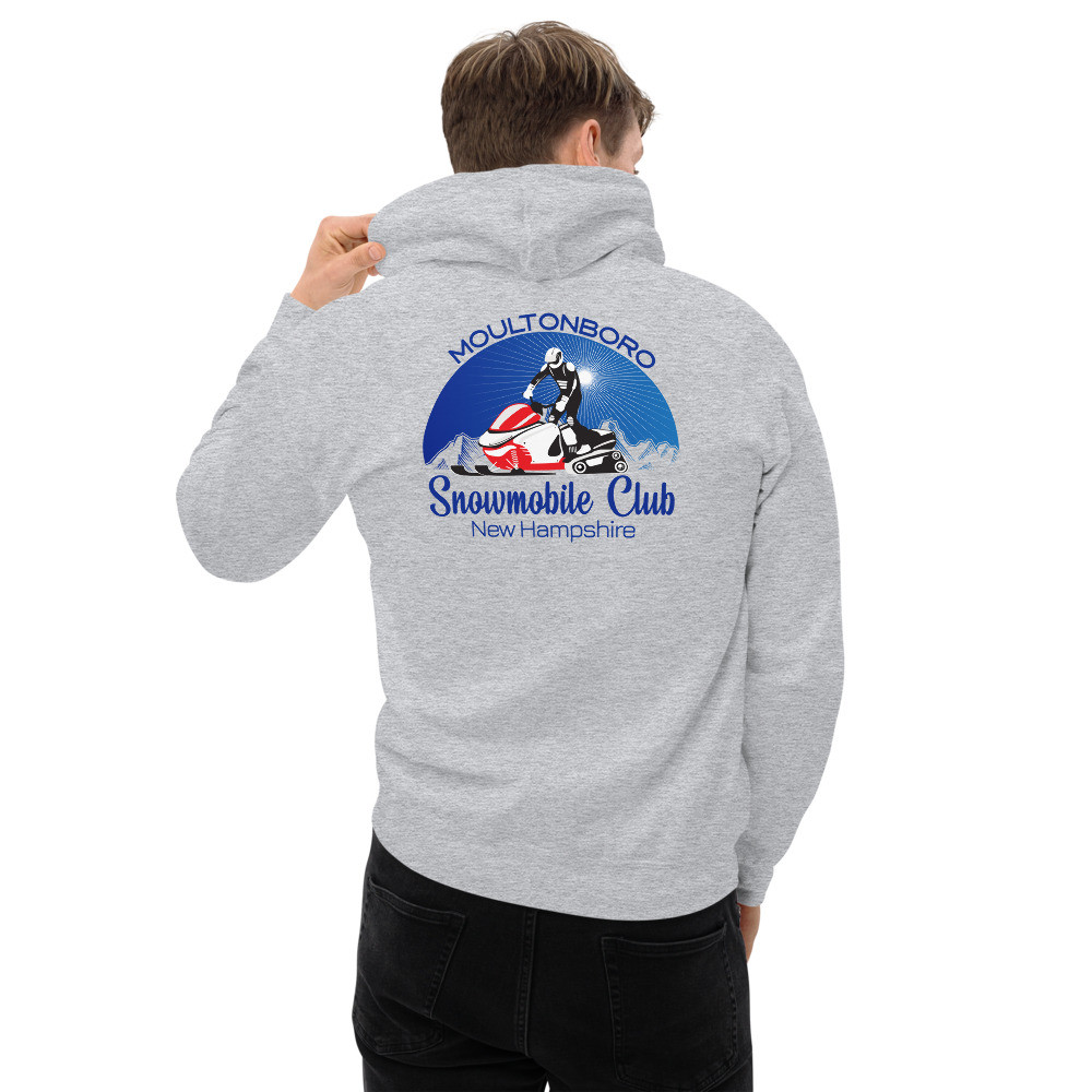 Unisex Hoodie Full Back Left Chest