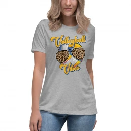 "Volleyball Vibes" Womens Relaxed T-Shirt