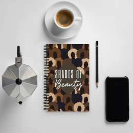 "Shades Of Beauty" Spiral Notebook
