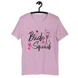 "Bride Squad" Customized Unisex T-shirt