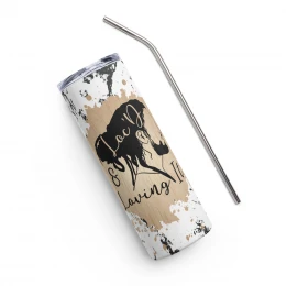 "Loc'd And Loving It" Men's Stainless Steel Tumbler