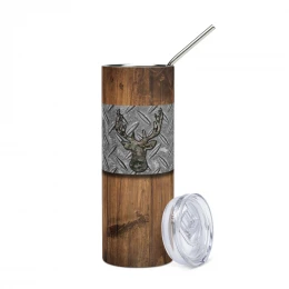 Deer Hunting Stainless Steel Tumbler