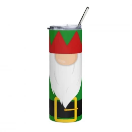 Christmas Elf Stainless Steel Tumbler