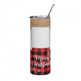 Customized Holiday Photo Tumbler