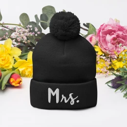 "Mrs." Pom-Pom Beanie