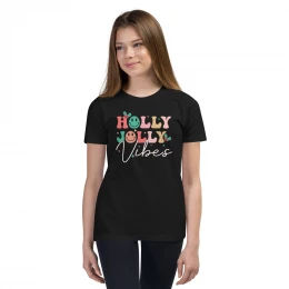 "Holly Jolly Vibes" Youth T-Shirt