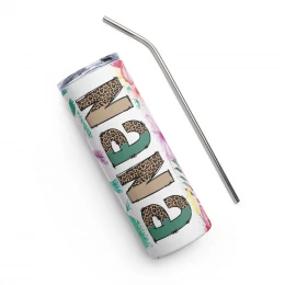 "NANA" Tropical Stainless Steel Tumbler