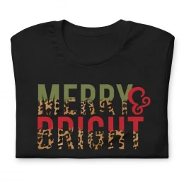 "Merry & Bright" T-shirt
