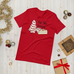 'Tis The Season" Christmas Tree Cakes T-shirt