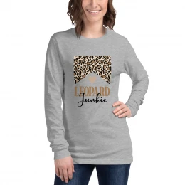 "Leopard Junkie" Unisex Long Sleeve Tee