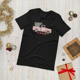 Christmas Tree Truck Unisex T-shirt
