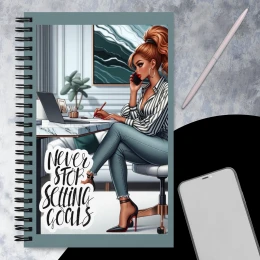 "Goals in Focus" Spiral Notebook