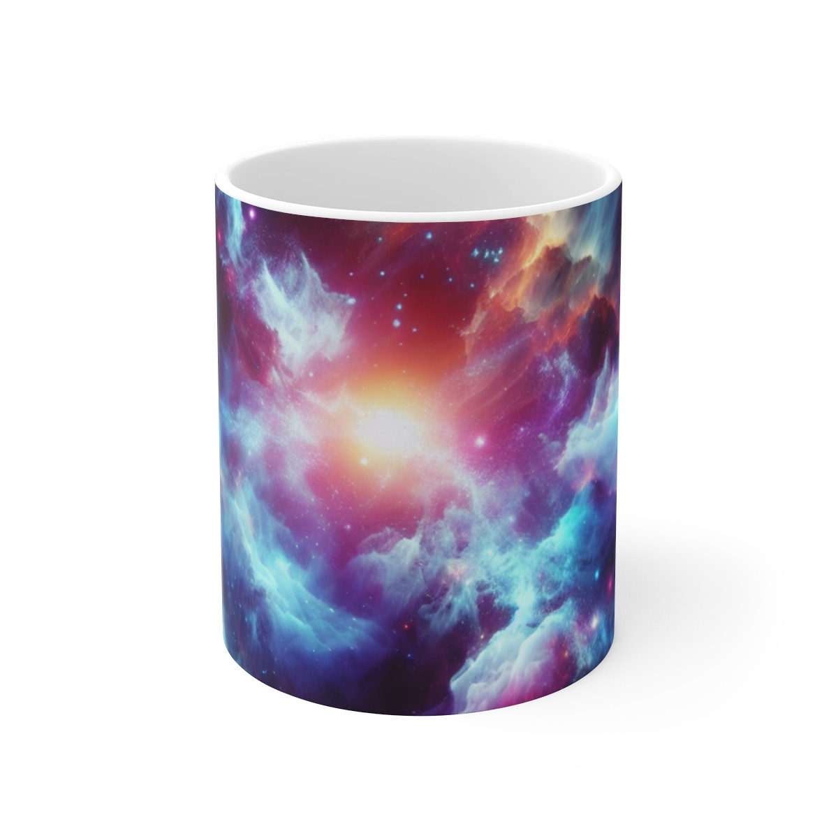 "Galactic Symphony: Celestial Nebula & Starlight Glow Mug - Breathtaking Cosmic Artistry, Where Fact Meets Fantasy" - Mugs