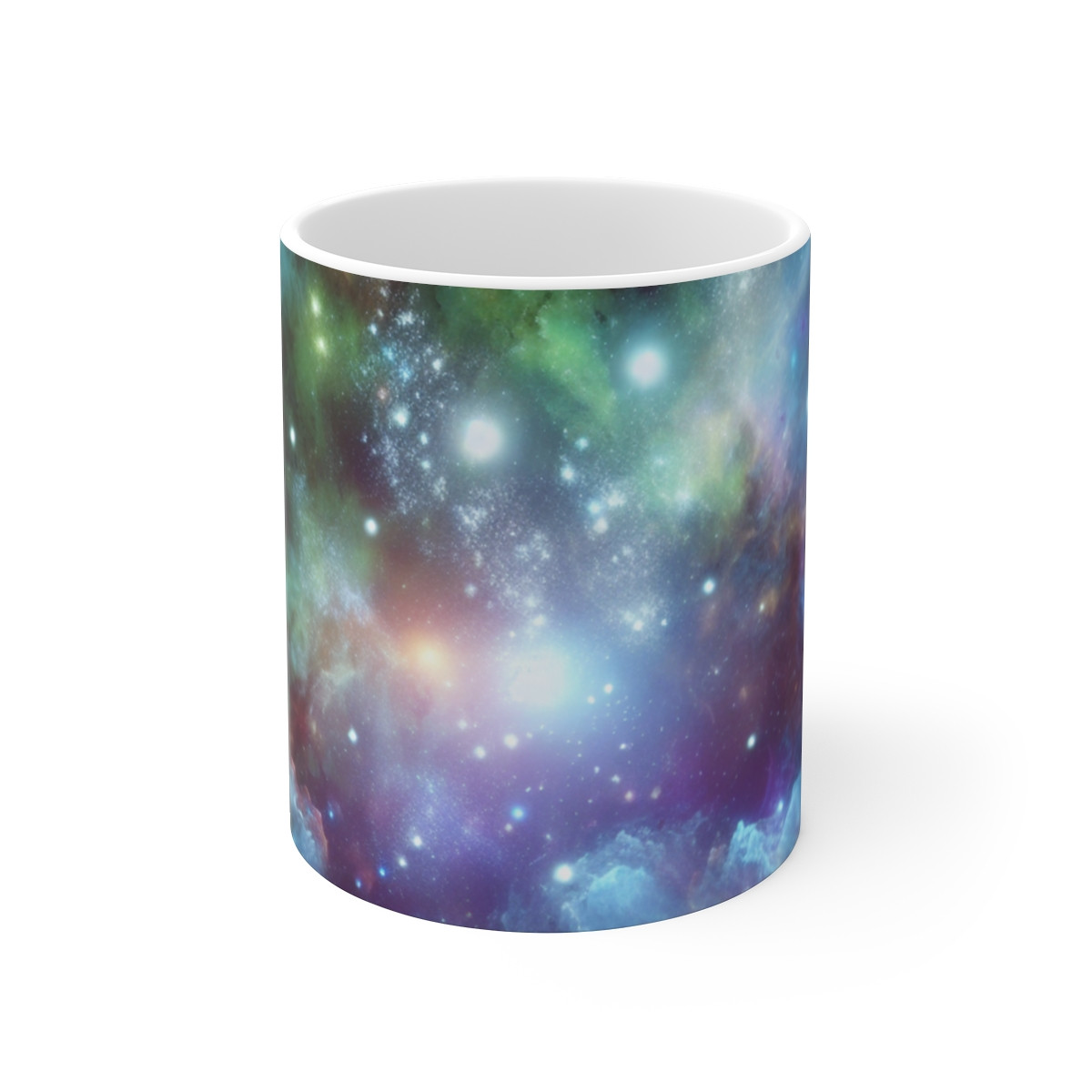 "Universe in a Cup: Ethereal Nebula Artwork - Vibrant Space Science Spectacle for Cosmos Lovers" - Mugs
