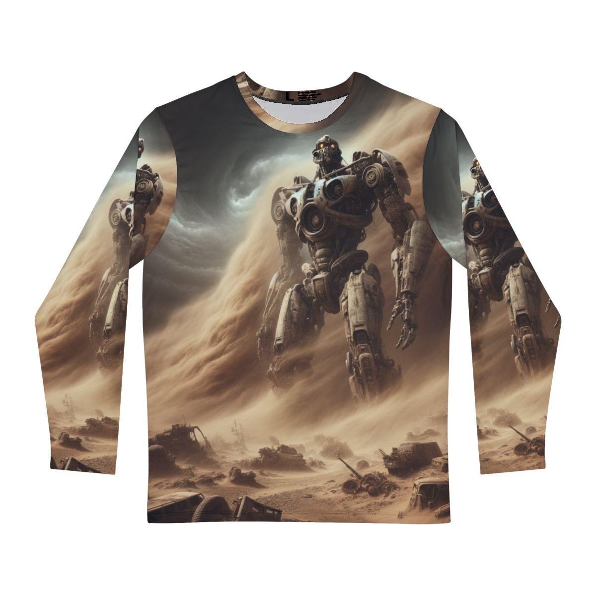 "Post-Apocalyptic Dystopian Giants: The Robot Wasteland" - Tee