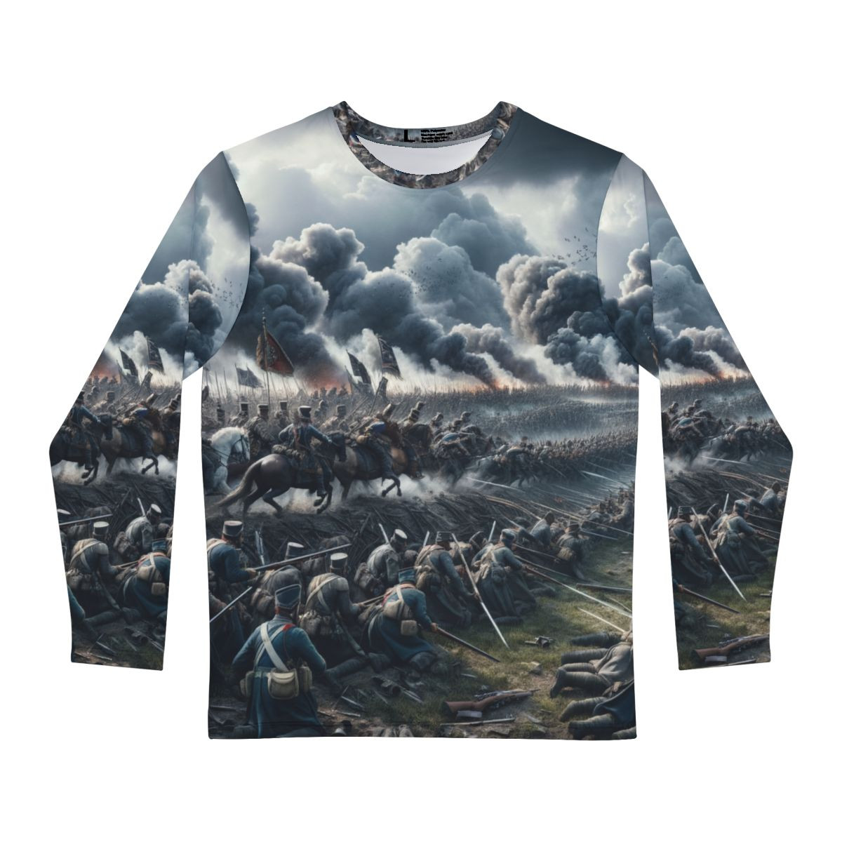 Epic Battlefield AND Brave Warriors: High-Detail History-Inspired T-Shirt - Tee