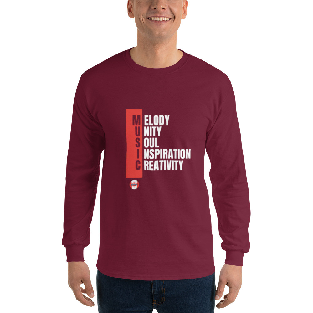 Music - Men’s Long Sleeve Shirt - DJDave