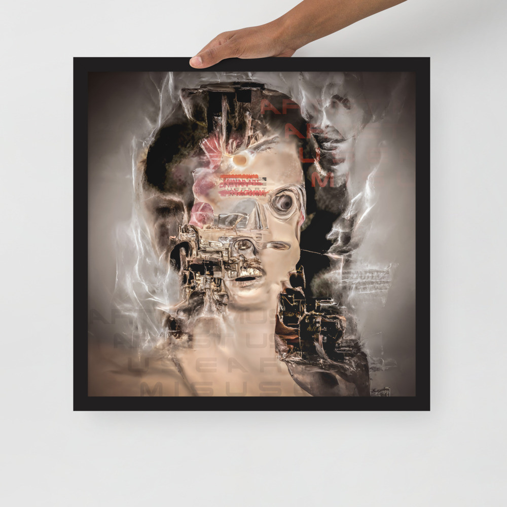 "Mechanical Muse" - Neomy Art Merch (Framed Poster)