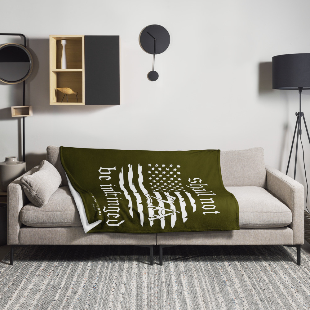 Shall Not Be Infringed Throw Blanket
