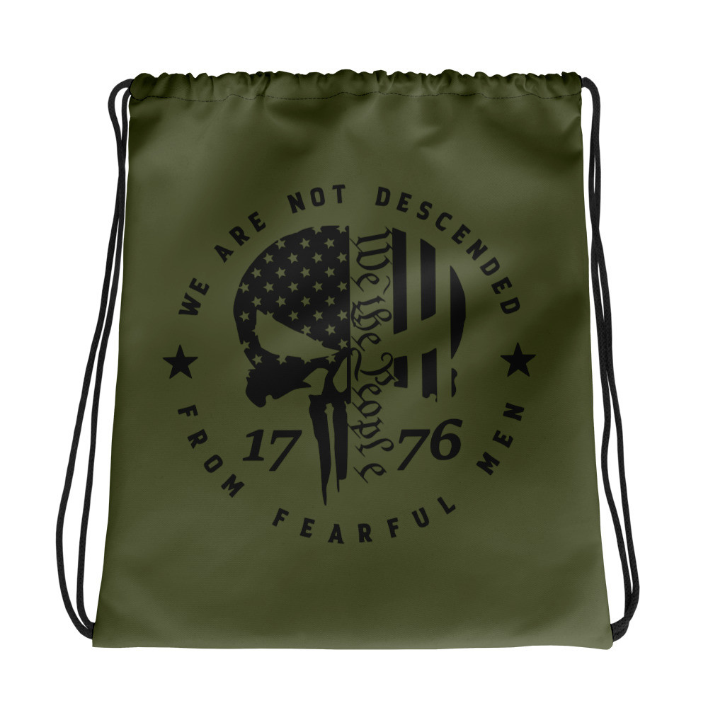 Not From Fearful Men Drawstring bag