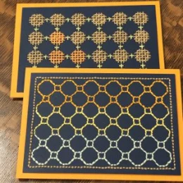 Hand Embroidery Card SVG File - Rings