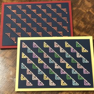 Hand Embroidery Card SVG File - Angles