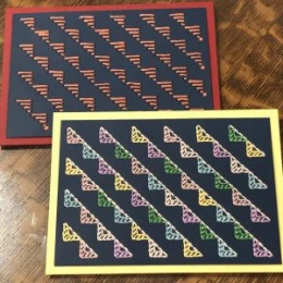 Hand Embroidery Card SVG File - Angles