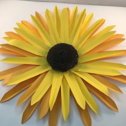 Sunflower Paper Flower SVG