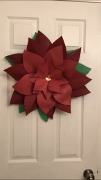 Poinsettia Paper Flower SVG