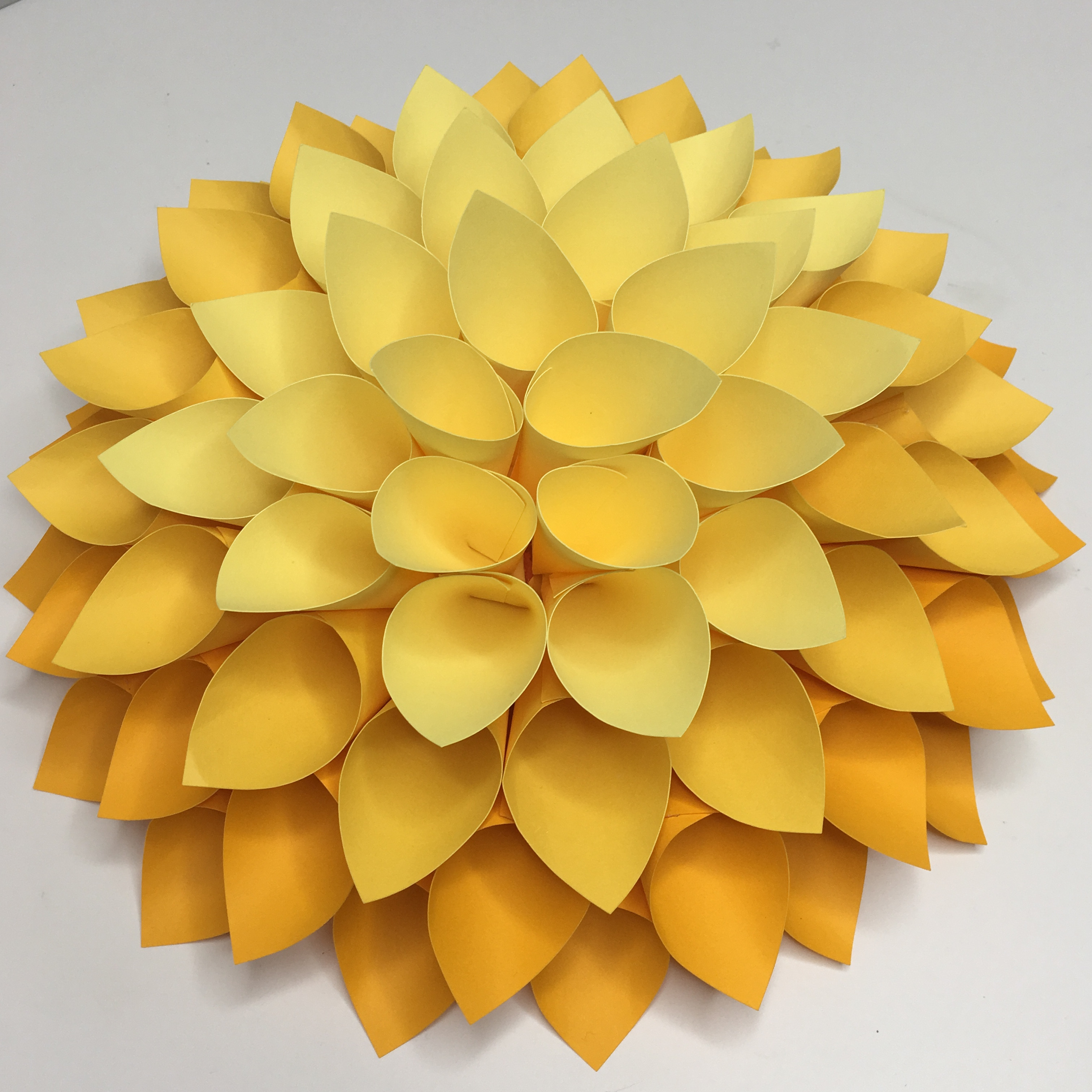 Dahlia Paper Flower SVG