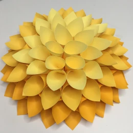 Dahlia Paper Flower SVG