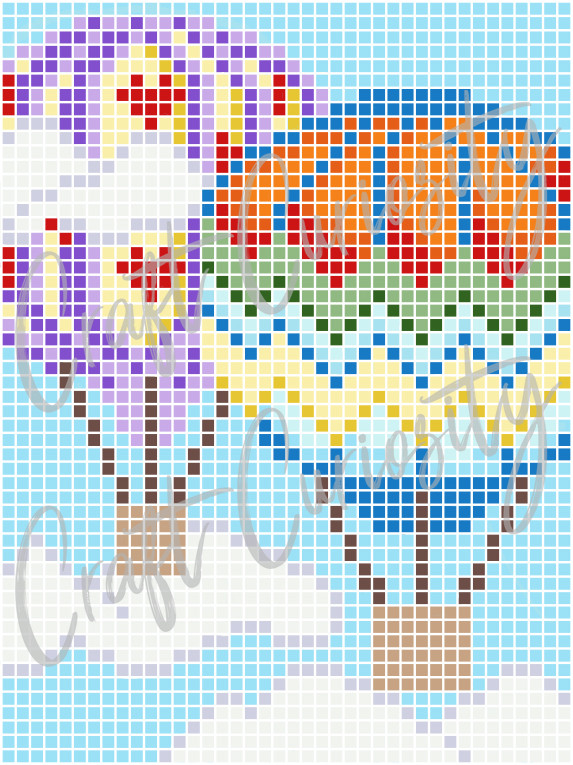 Air Balloons Diamond Painting Card File