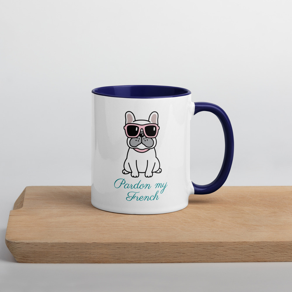 Pardon My French Mug with Color Inside