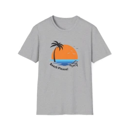 Beach Please!  Sunset Graphic