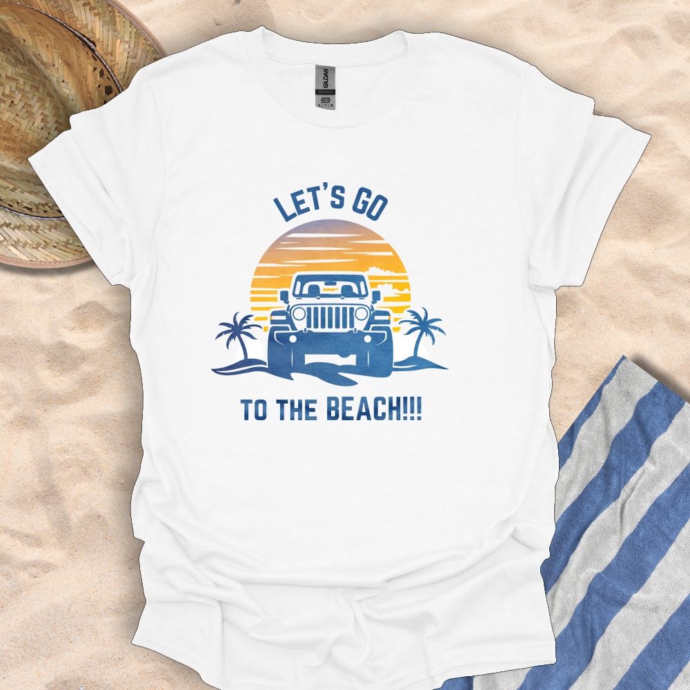 Let's Go to the Beach - Jeep Graphic