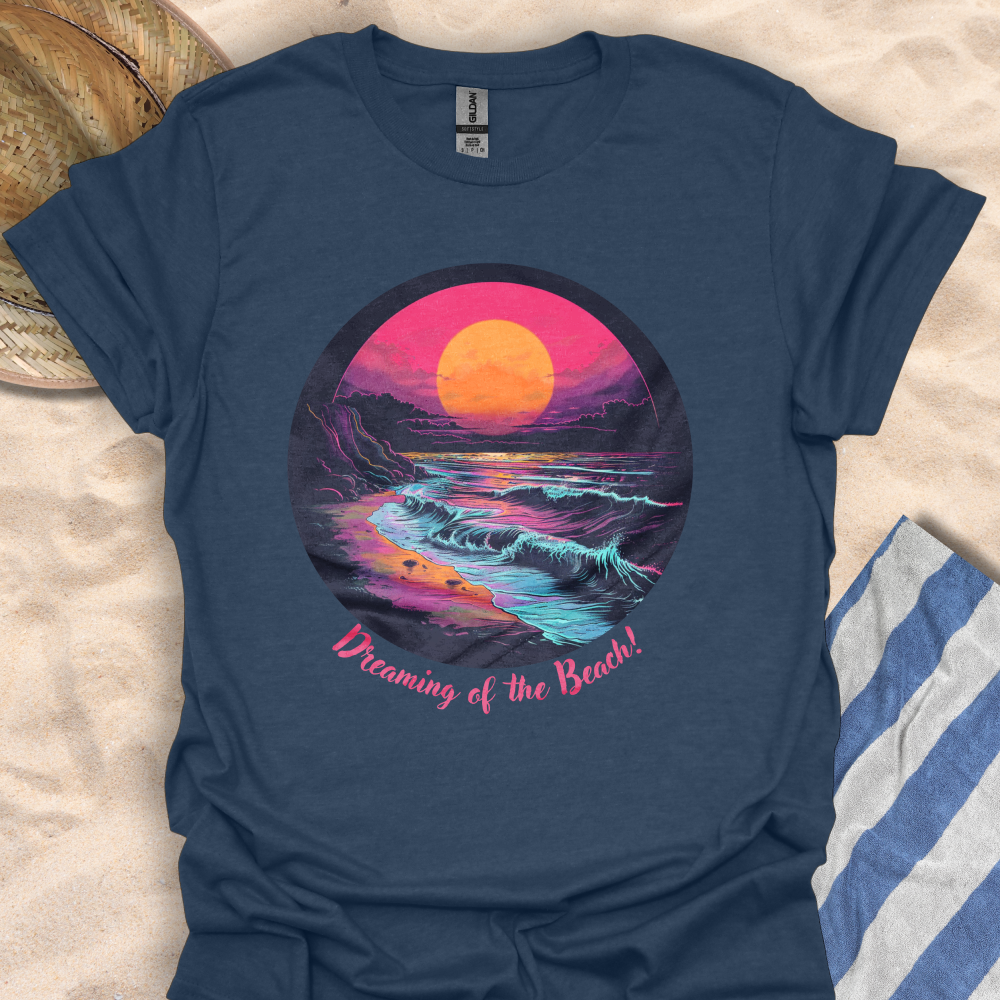 Sunset Circle Dreaming of the Beach TShirt