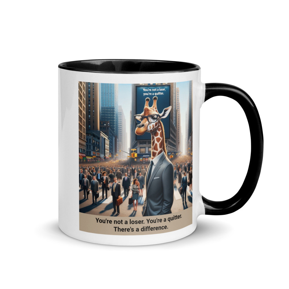 Julian Highstreet You're a Quitter Coffee Mug