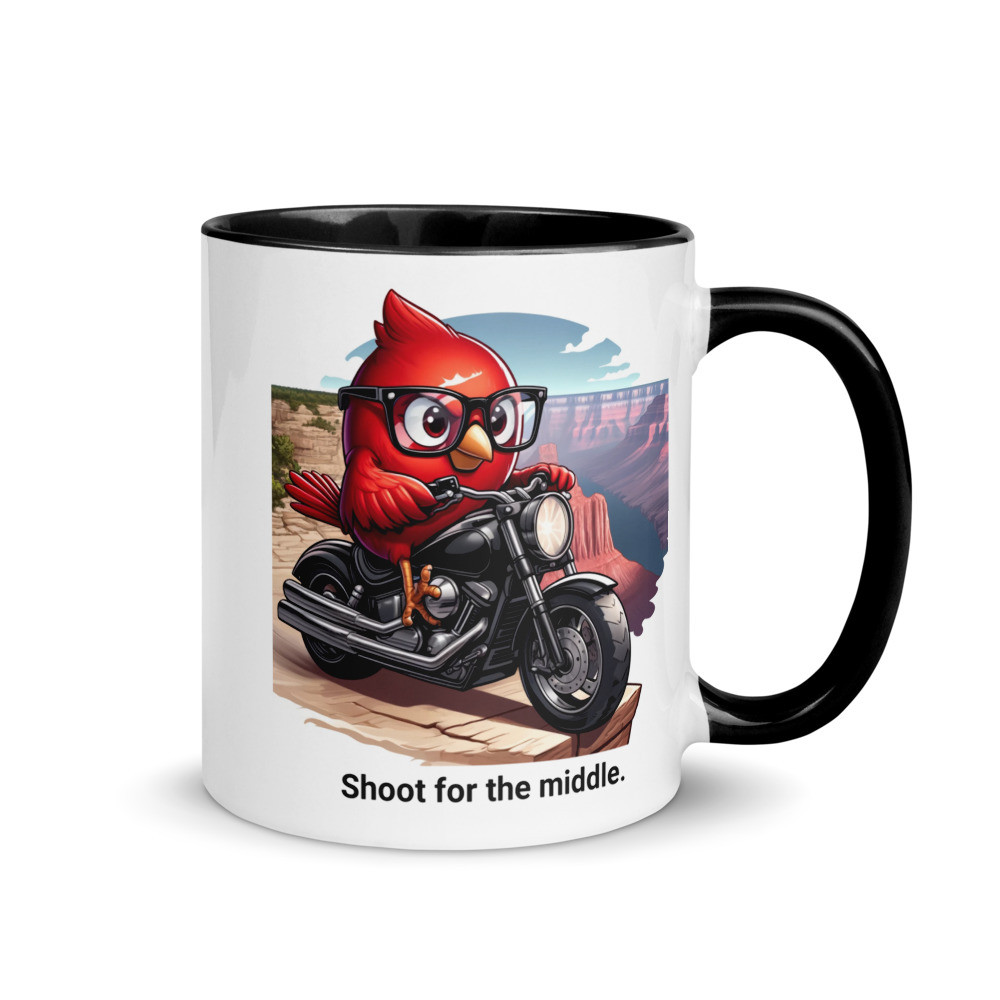 Rudy BigTude Shoot for the Middle Coffee Mug